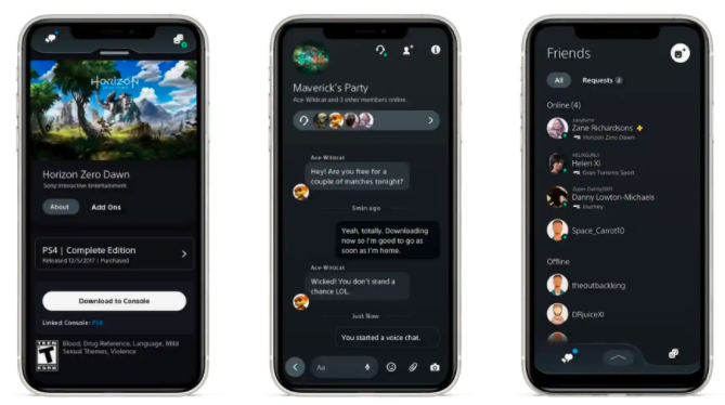 索尼PlayStation App获得语音聊天功能和新的UI界面