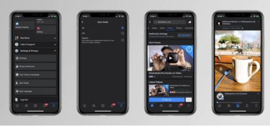 据报道Facebook正在为iOS开发暗模式