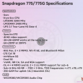 前沿数码资讯：高通公司生产的Snapdragon775型号的功能曝光