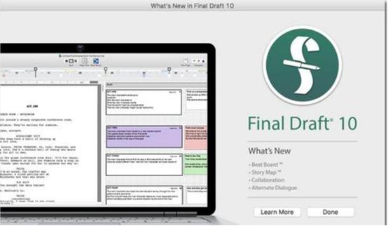​Final Draft 10这款Mac应用程序旨在让剧本创作变得轻松