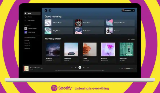 Spotify正在推出针对桌面和Web应用程序的重新设计