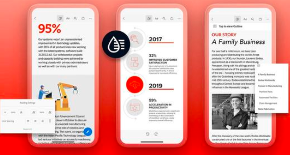 Adobe引入了新的Liquid  Mode以使PDF文件更智能