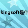 kingsoft是什么程序（kingsoft是什么软件）