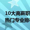 10大高薪职业（中国十大高薪职业排名 最新热门专业排行榜）