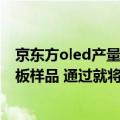 京东方oled产量（外媒称苹果本周开始评估京东方OLED面板样品 通过就将为iPhone 14供货）