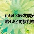 intel x86发展史（x86垄断案翻盘 Intel“反杀”欧盟：索赔42亿罚款利息）