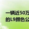 一辆近50万的国产车售罄：你能想到最理想的L9颜色公告吗？