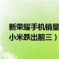 新荣耀手机销量（今日最新更新 荣耀手机市场大增70.9% 小米跌出前三）