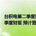 台积电第二季度财报（今日最新更新 台积电7月14日发布二季度财报 预计营收176-182亿美元）