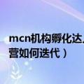 mcn机构孵化达人模式（今日最新更新  MCN达人孵化与运营如何迭代）