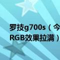 罗技g700s（今日最新更新 罗技推出极光G700系列键鼠：RGB效果拉满）