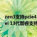 zen3支持pcie4.0吗（今日最新更新 追上AMD Zen4！Intel 13代酷睿支持PCIe 5.0 SSD）