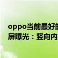 oppo当前最好的几款手机（今日最新更新 OPPO全新折叠屏曝光：竖向内折小屏 或将搭载骁龙8 ）