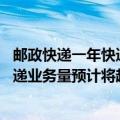 邮政快递一年快递量（今日最新更新 国家邮政局：上半年快递业务量预计将超500亿件）