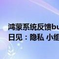 鸿蒙系统反馈bug有礼品吗（今日最新更新 鸿蒙3.0 7月27日见：隐私 小组件大更新）