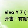 vivo Y 7（今日最新更新 vivo Y77已全渠道开售！有颜有实力）