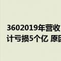 3602019年营收（今日最新更新 360发布半年业绩公告：预计亏损5个亿 原因揭晓）