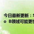 今日最新更新：华为光学产品线副总裁：Metauniverse在to  B领域可能更快进入商用场景