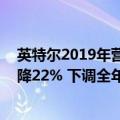 英特尔2019年营收（今日最新更新 英特尔第二季度收入下降22% 下调全年收入预测）