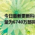 今日最新更新科纳仕公司：第二季度中国大陆智能手机出货量为6740万部同比下降10%