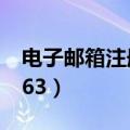 电子邮箱注册申请登录（电子邮箱注册申请163）