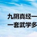 九阴真经一共有多少套武学（九阴真经ol99一套武学多少钱）