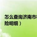 怎么查询济南市社会保险明细电话（怎么查询济南市社会保险明细）