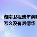 湖南卫视跨年演唱会有刘德华吗（2013湖南卫视跨年演唱会怎么没有刘德华）