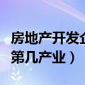 房地产开发企业属于第几产业（房地产开发是第几产业）