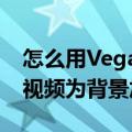 怎么用Vegas（Pro 8.0往视频里以要制作的视频为背景加字幕）