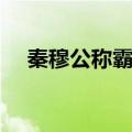 秦穆公称霸时间表（秦穆公称霸的标志）