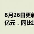 8月26日更新消息 国药控股：上半年营收350亿元，同比增长14%