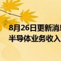 8月26日更新消息 TCL科技：上半年营收845亿元，光伏及半导体业务收入贡献占比近四成