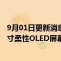 9月01日更新消息 京东方：独供华硕首款折叠笔记本17.3英寸柔性OLED屏幕