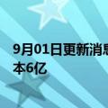 9月01日更新消息 拓普集团成立汽车底盘系统公司，注册资本6亿