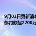 9月03日更新消息 因涉嫌报复举报人，富国银行被美国劳工部罚款超2200万美元