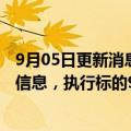 9月05日更新消息 北京小米移动软件有限公司新增被执行人信息，执行标的92万元