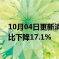 10月04日更新消息 本田汽车9月在美国销量达7.9万辆，同比下降17.1%