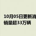 10月05日更新消息 比亚迪：汉家族9月销量31497辆，累计销量超33万辆