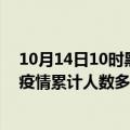 10月14日10时黑龙江哈尔滨疫情新增多少例及哈尔滨新冠疫情累计人数多少