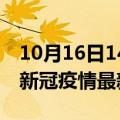 10月16日14时澳门今日疫情最新报告及澳门新冠疫情最新情况