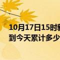 10月17日15时新疆吐鲁番最新疫情情况通报及吐鲁番疫情到今天累计多少例