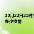 10月22日21时浙江杭州疫情新增确诊数及杭州现在总共有多少疫情