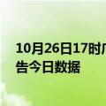 10月26日17时广西北海疫情新增确诊数及北海疫情防控通告今日数据