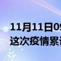 11月11日09时福建福州疫情情况数据及福州这次疫情累计多少例