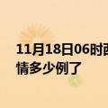 11月18日06时西藏日喀则疫情新增病例数及日喀则今天疫情多少例了