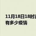 11月18日18时吉林四平疫情最新数据今天及四平现在总共有多少疫情