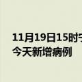 11月19日15时宁夏吴忠疫情今日数据及吴忠疫情最新消息今天新增病例