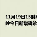 11月19日15时黑龙江大兴安岭疫情新增病例详情及大兴安岭今日新增确诊病例数量