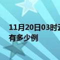 11月20日03时云南德宏疫情最新确诊数及德宏的疫情一共有多少例